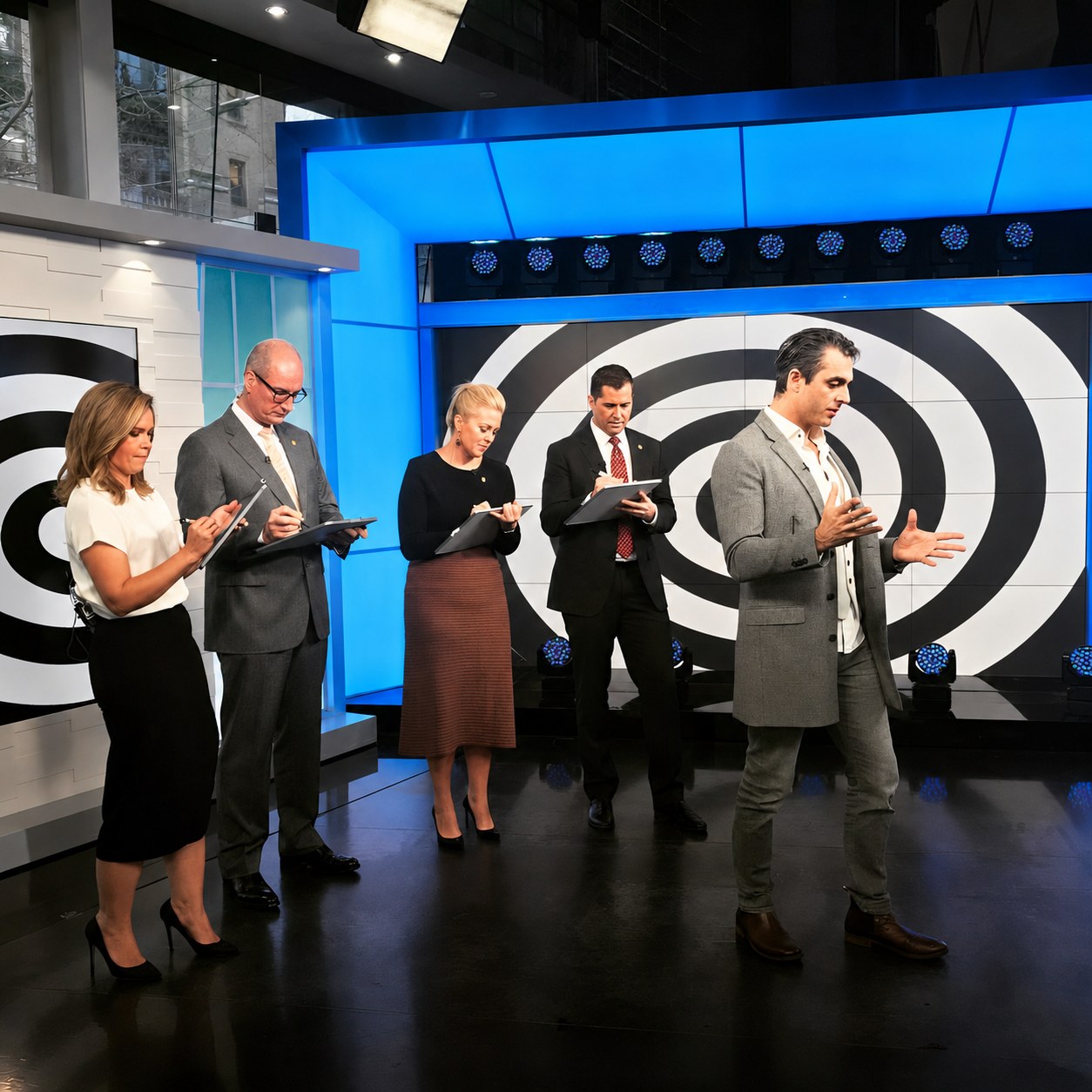 Phoenix reading the minds of the hosts live in a national breakfast television studio